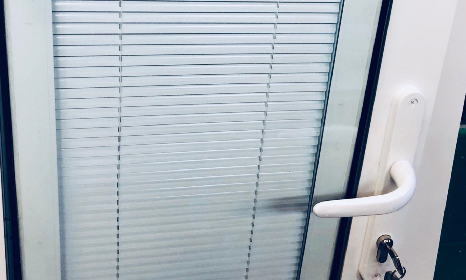 integral blind glass unit